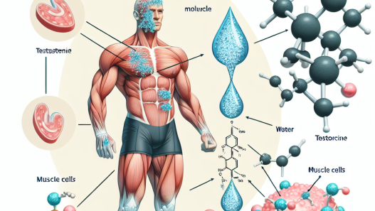 Mechanism of action of water-based testosterone suspension in muscle tissue
