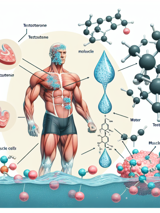 Mechanism of action of water-based testosterone suspension in muscle tissue