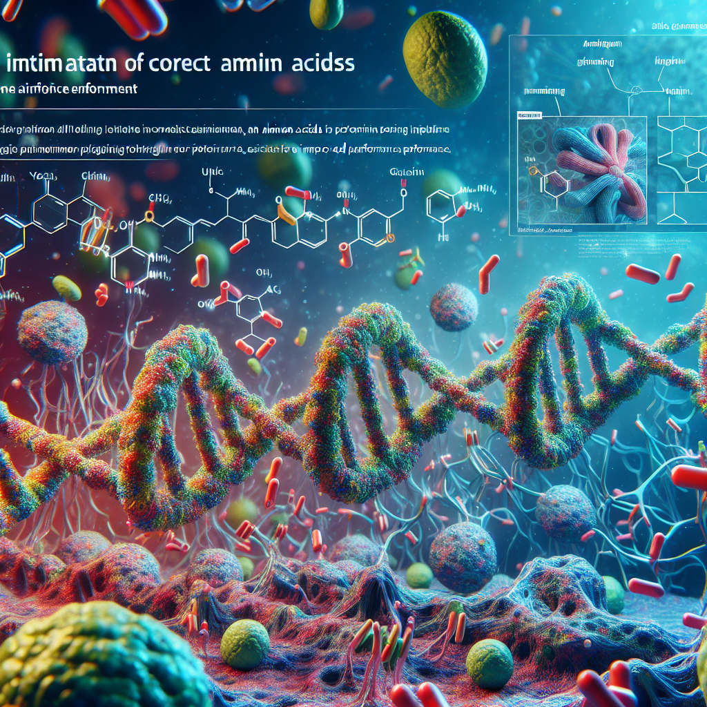 Correct amino acid integration for enhanced sports performance