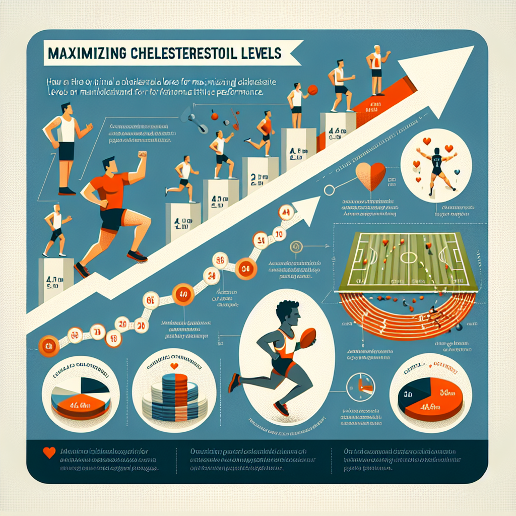 Optimal cholesterol levels for maximizing athletic performance