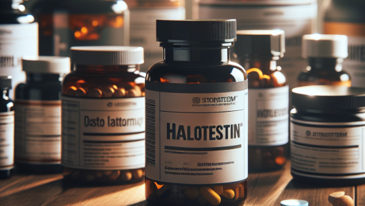 Cutting stack including halotestin