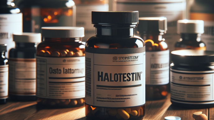 Cutting stack including halotestin