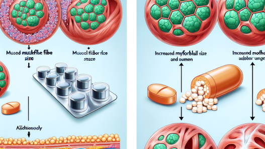 Muscle fiber hypertrophy with oxymetholone compresse
