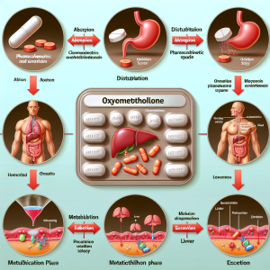 Pharmacokinetics of oxymetholone compresse: absorption, distribution, metabolism, excretion