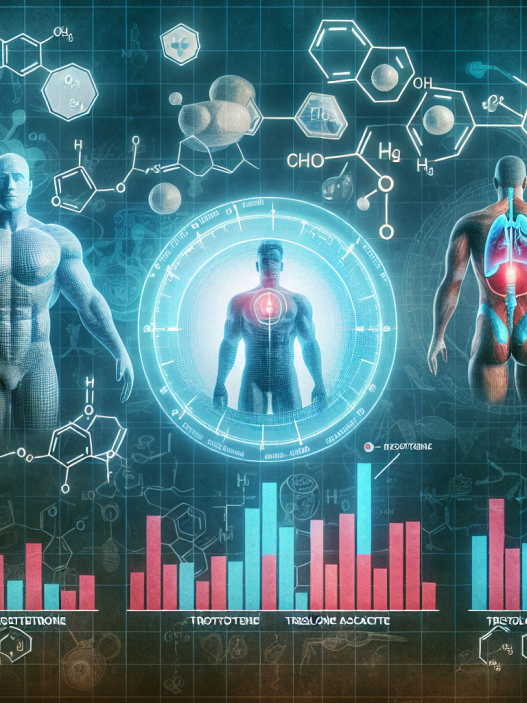 Free testosterone levels and trestolone acetato