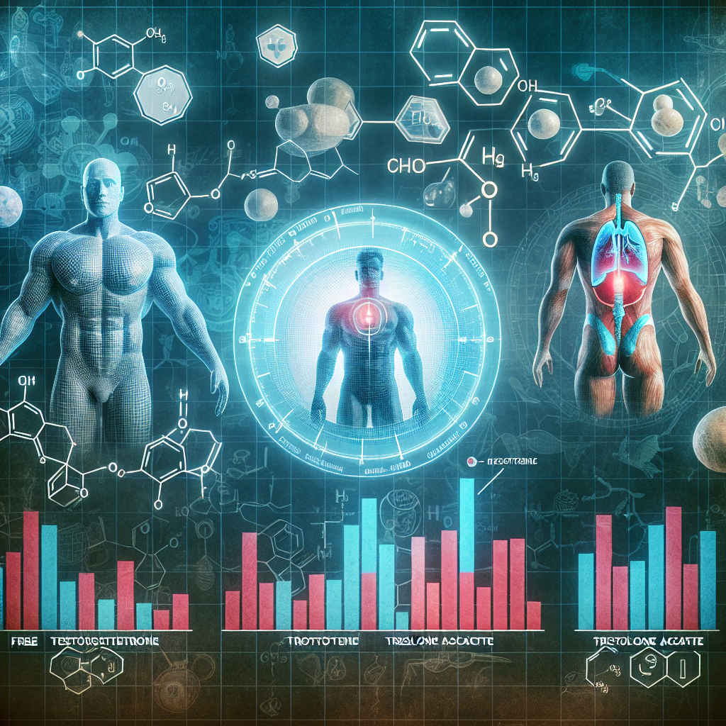 Free testosterone levels and trestolone acetato